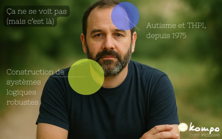 Handicap invisible : autisme et haut potentiel intellectuel (depuis 1975) – atout : construction de systèmes logiques robustes.