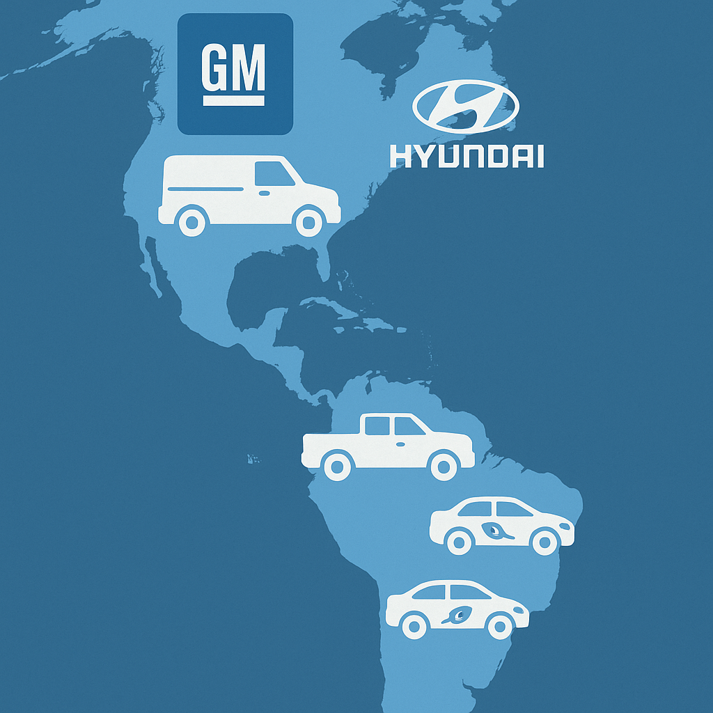 Utilitaire électrique GM Hyundai pour l’Amérique du Nord et pick-up hybrides pour l’Amérique latine