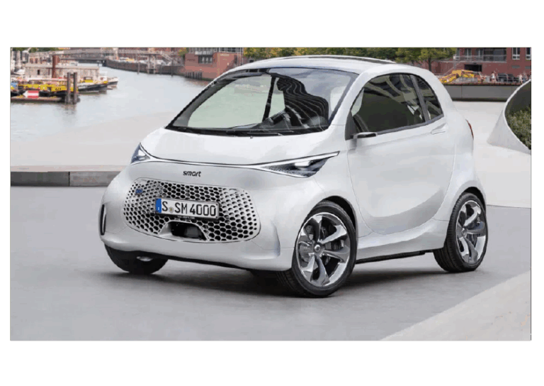 Smart #2, citadine électrique ultra-compacte deux places en rendu conceptuel