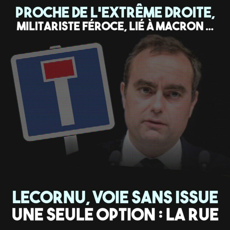 Sébastien Lecornu présenté comme une voie sans issue, illustration critique de sa nomination comme Premier ministre